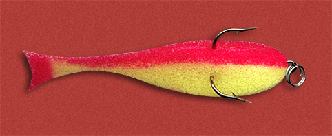 Поролоновая рыбка желто-красная
